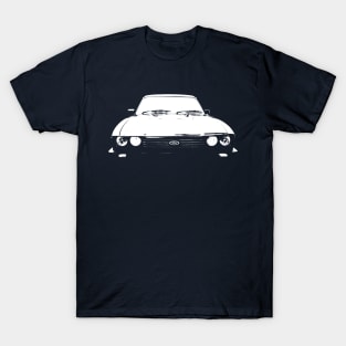 Ford Capri Mk3 1980s classic car monoblock white T-Shirt